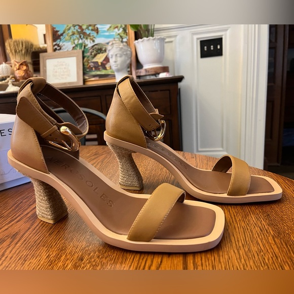 Aerosoles Calico Sandal *WORN ONCE* Excellent, like new condition! Tan Size 10 - Picture 4 of 7